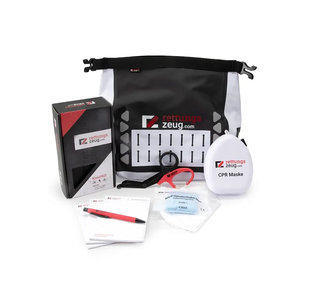 RollBAG Responder Tasche mit CPR Set RollBAG CPR-Set Roll-Top Tasche mit CPR-Maske, KniePAD und Kleiderschere